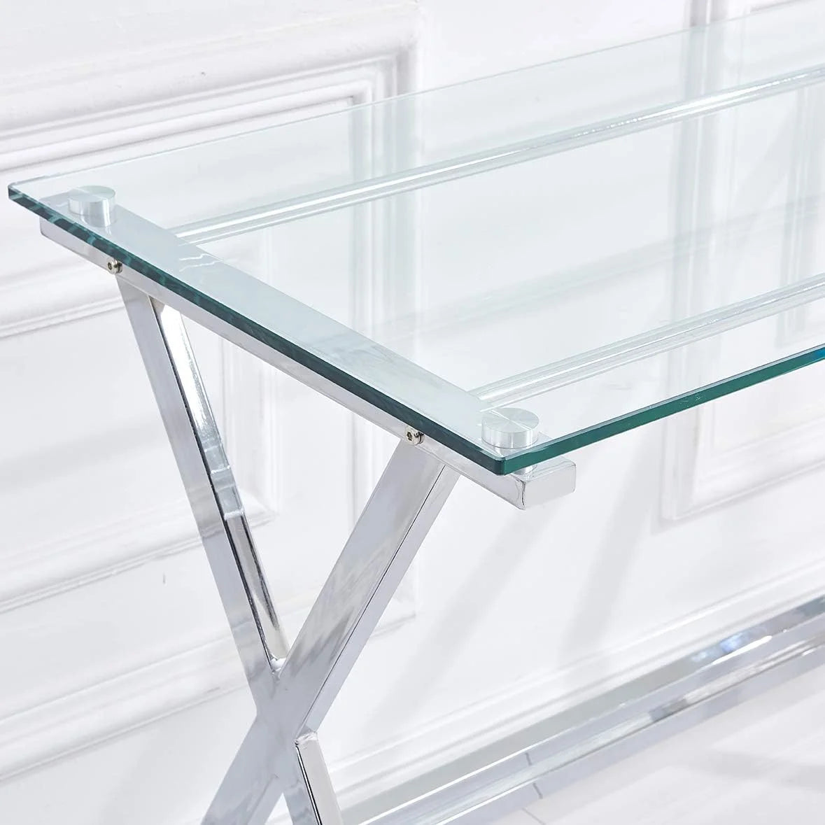 Tempered Glass Computer Desk E5481