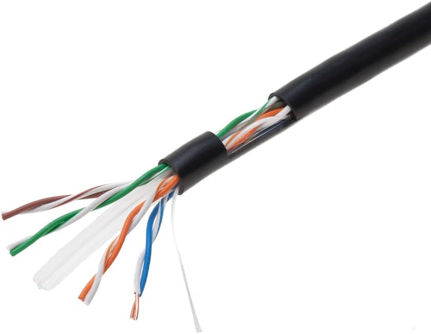 1000ft CAT6 Solid Cable 550Mhz UTP 23AWG Network Wire Bulk Blue L424