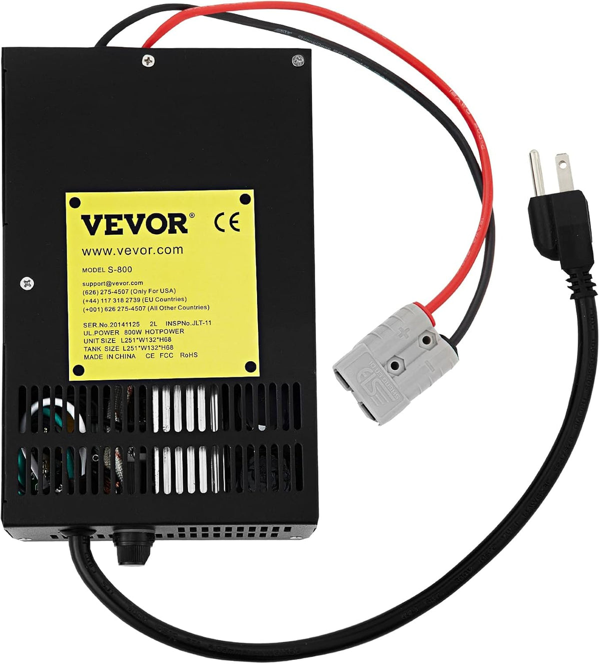110 Volt AC to 12 Volt DC 1200W Power Converter Charger N357