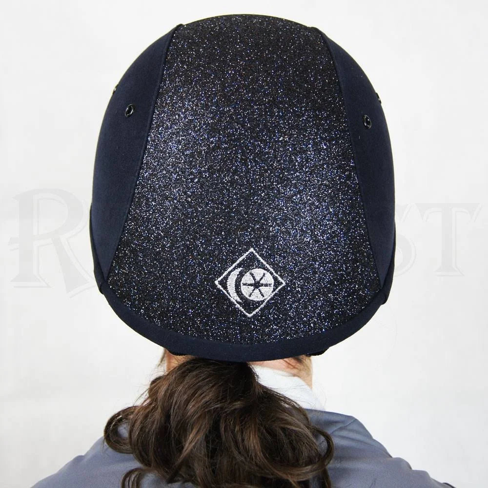 Navy Sparkly Riding Hat S891