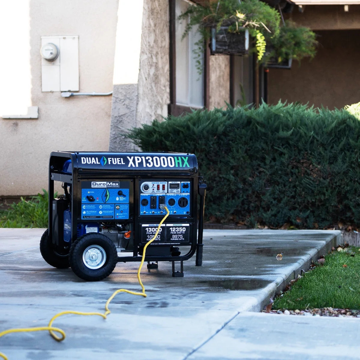 13,000 Watt Dual Fuel Portable Generator E502