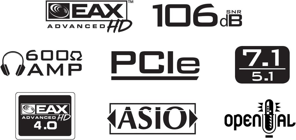 PCIe 7.1 Sound Card with Headphone Amp O415855