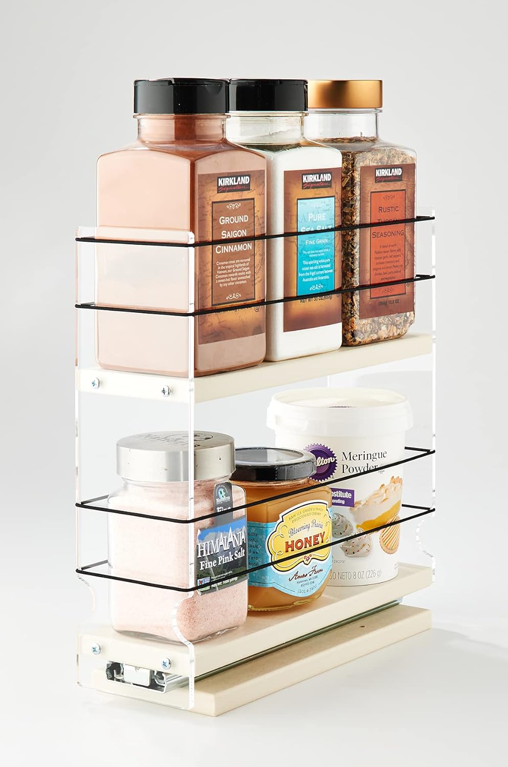 Spice Rack with Large Container Drawer X4990