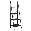 72x22 Ladder Bookcase Black M543