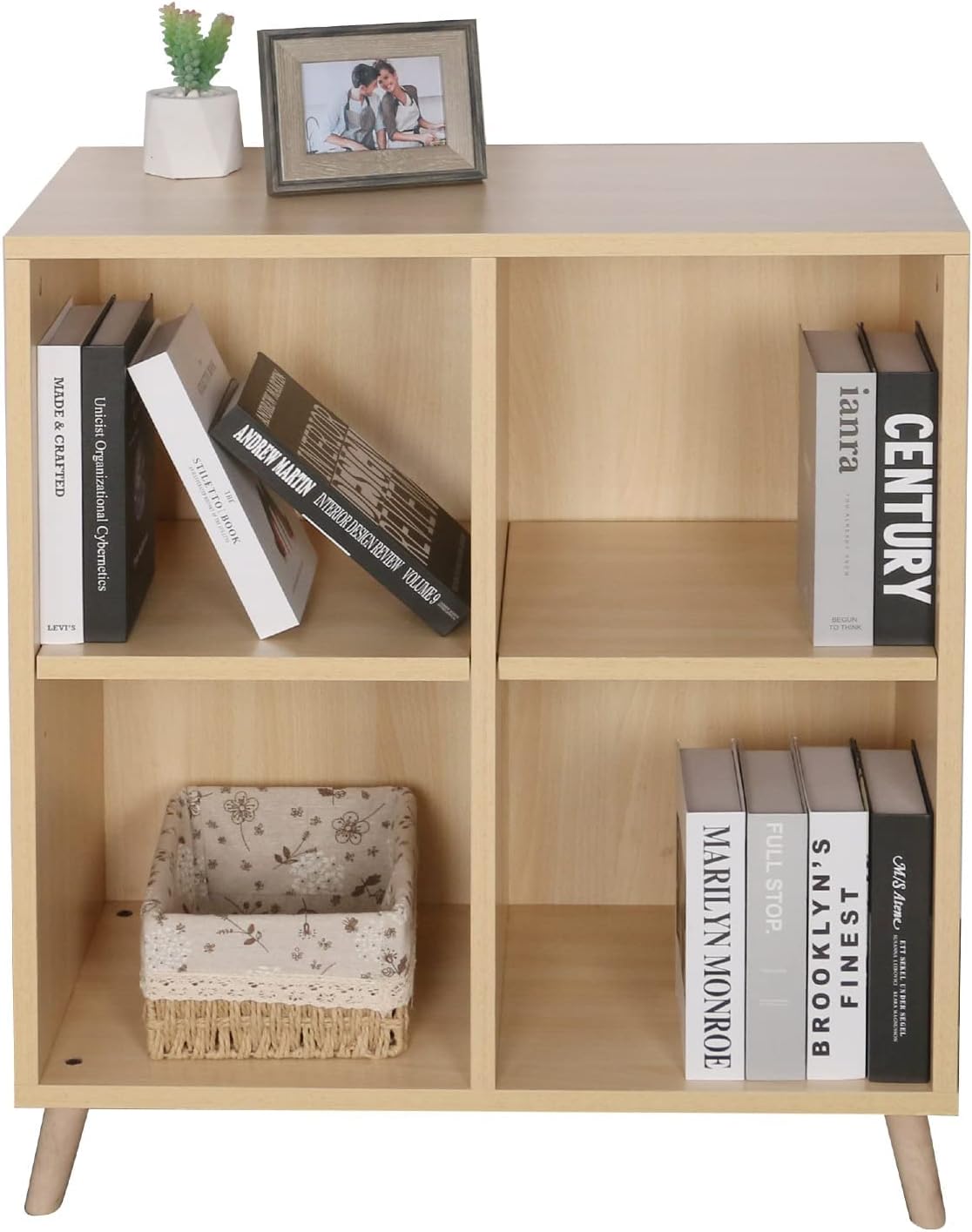 4 Cube Storage Cabinet Bookshelf F6652