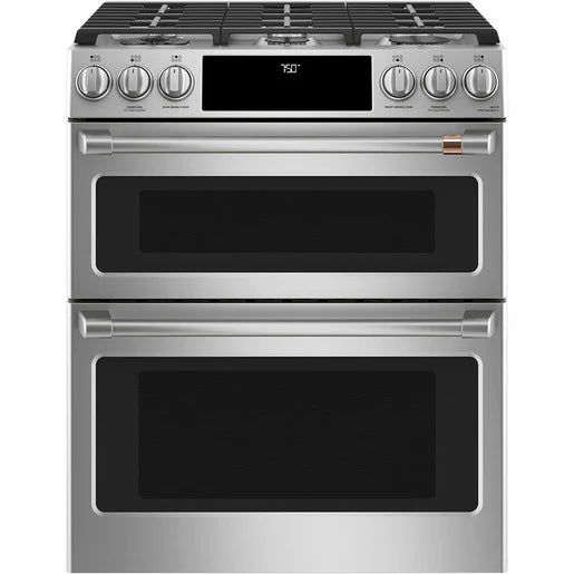 30 In. Slide-In Double-Oven Gas Convection Range M647