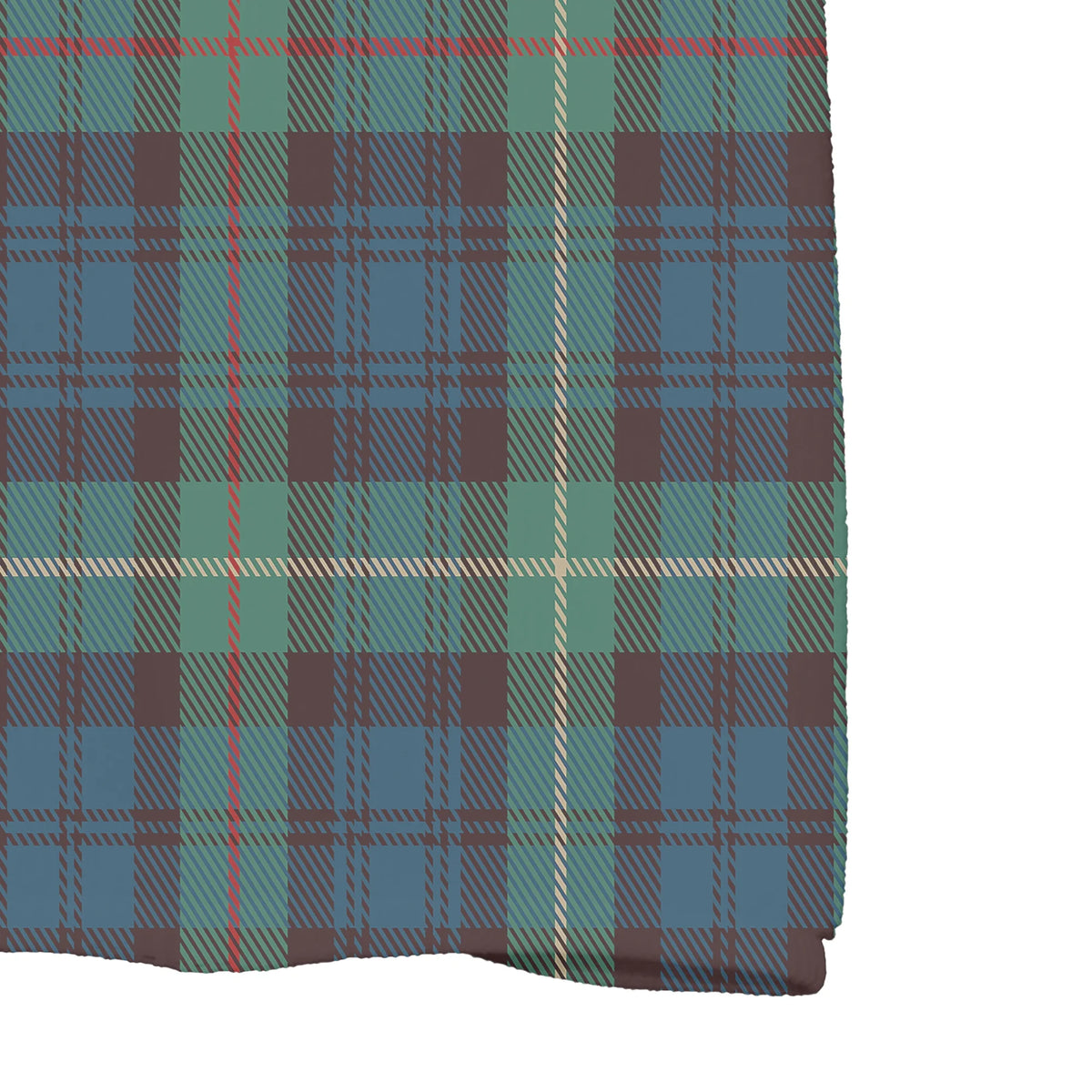 Navy Blue Tartan Plaid Kitchen Towel R4101