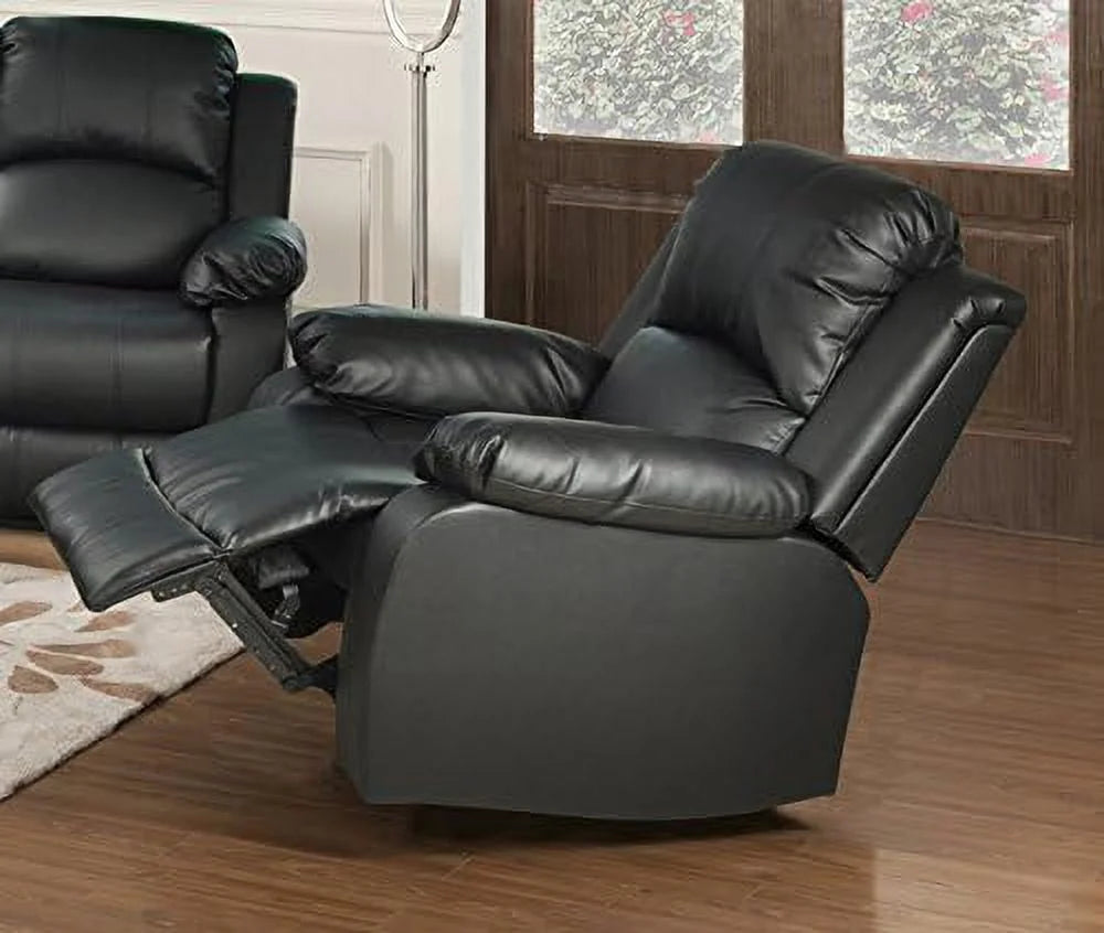Black 3 Piece Recliner Sofa Loveseat and Chair C509501