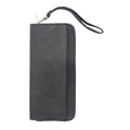Black Leather Passport Ticket Holder X4187
