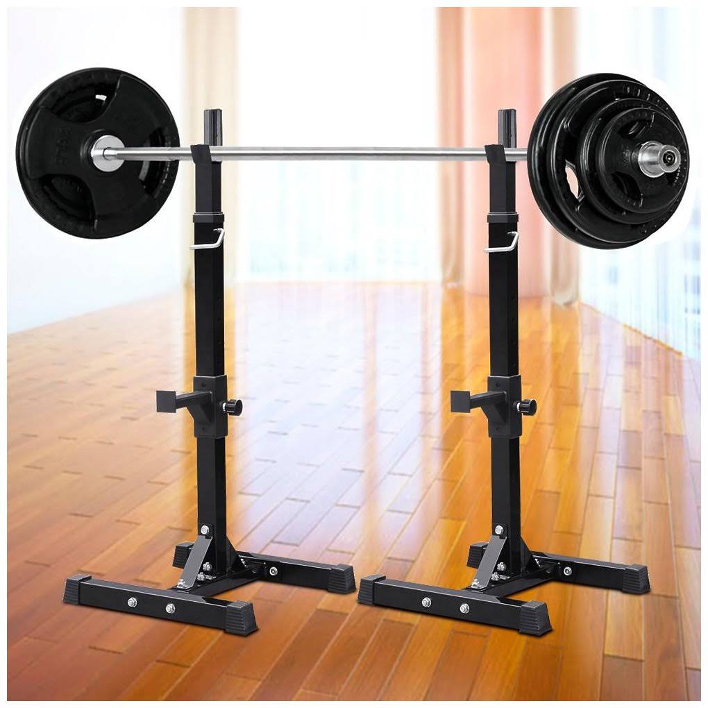 2pcs Adjustable Solid Steel Squat Stands L97531