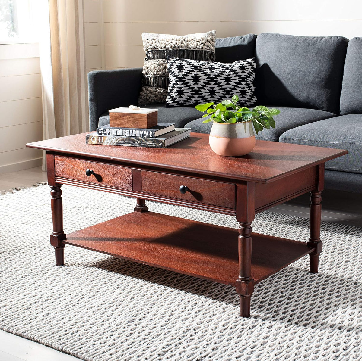 Dark Cherry Coffee Table E42949