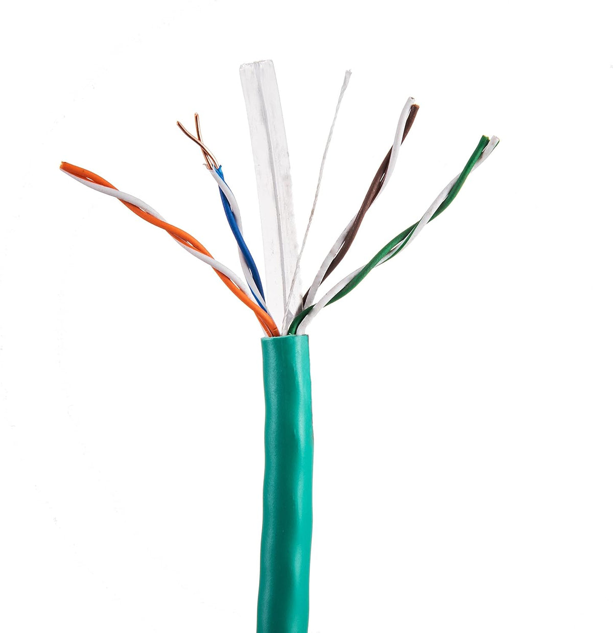 1000ft CAT6 Solid Cable 550Mhz UTP 23AWG Network Wire Bulk Blue L424