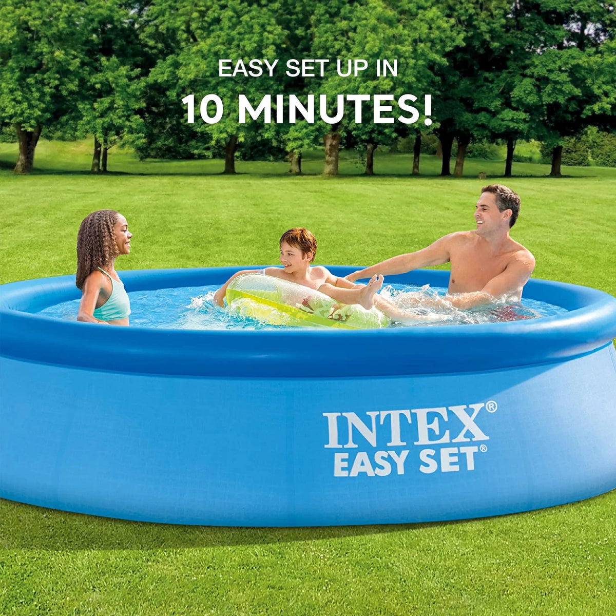 12ft x 30in Inflatable Swimming Pool with Filter Pump C351