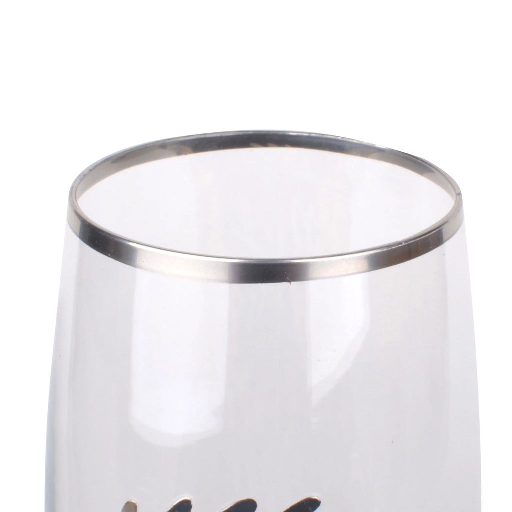 Silver Bride Toasting Flute 6 Pack F65874