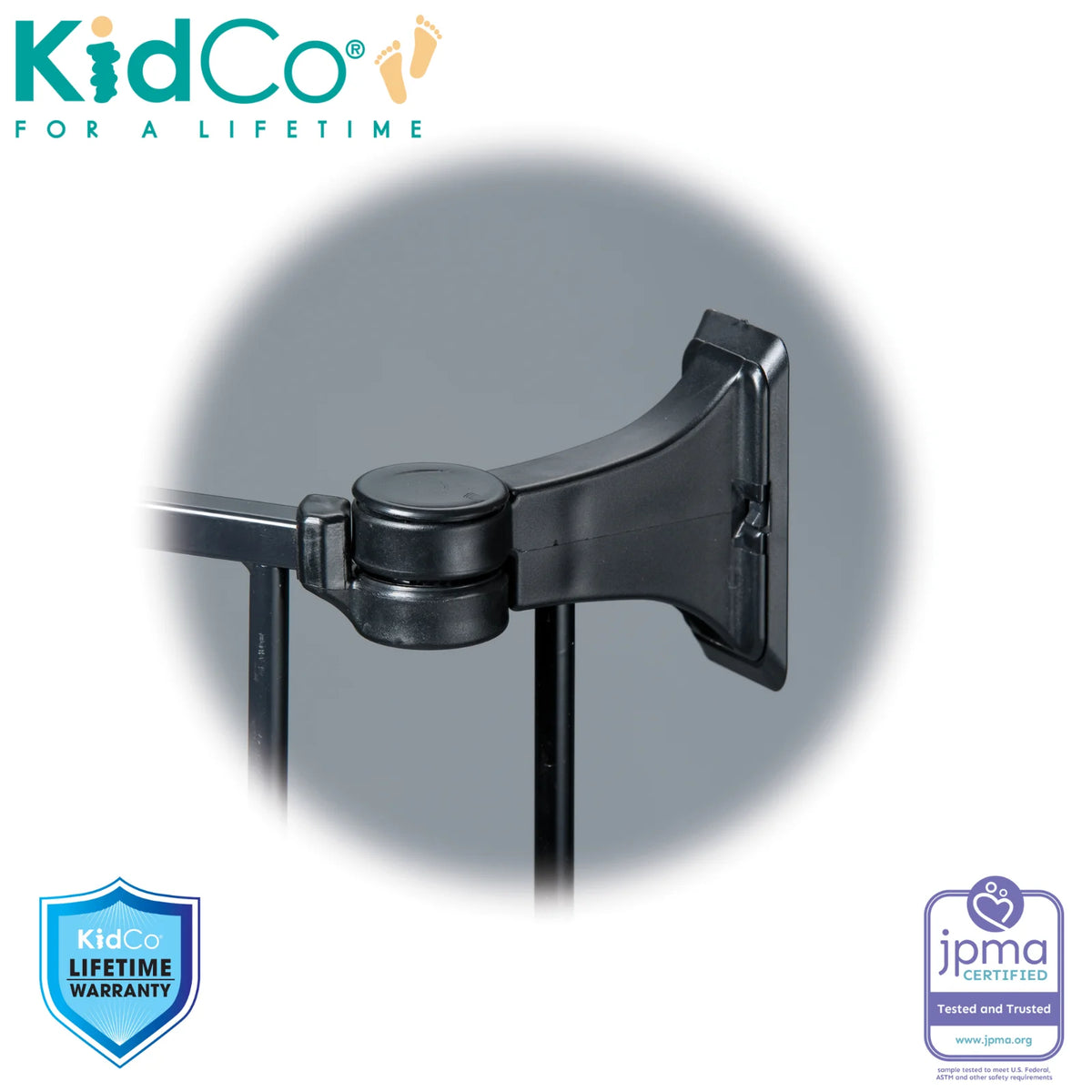 Black Auto Close Baby Gate T764