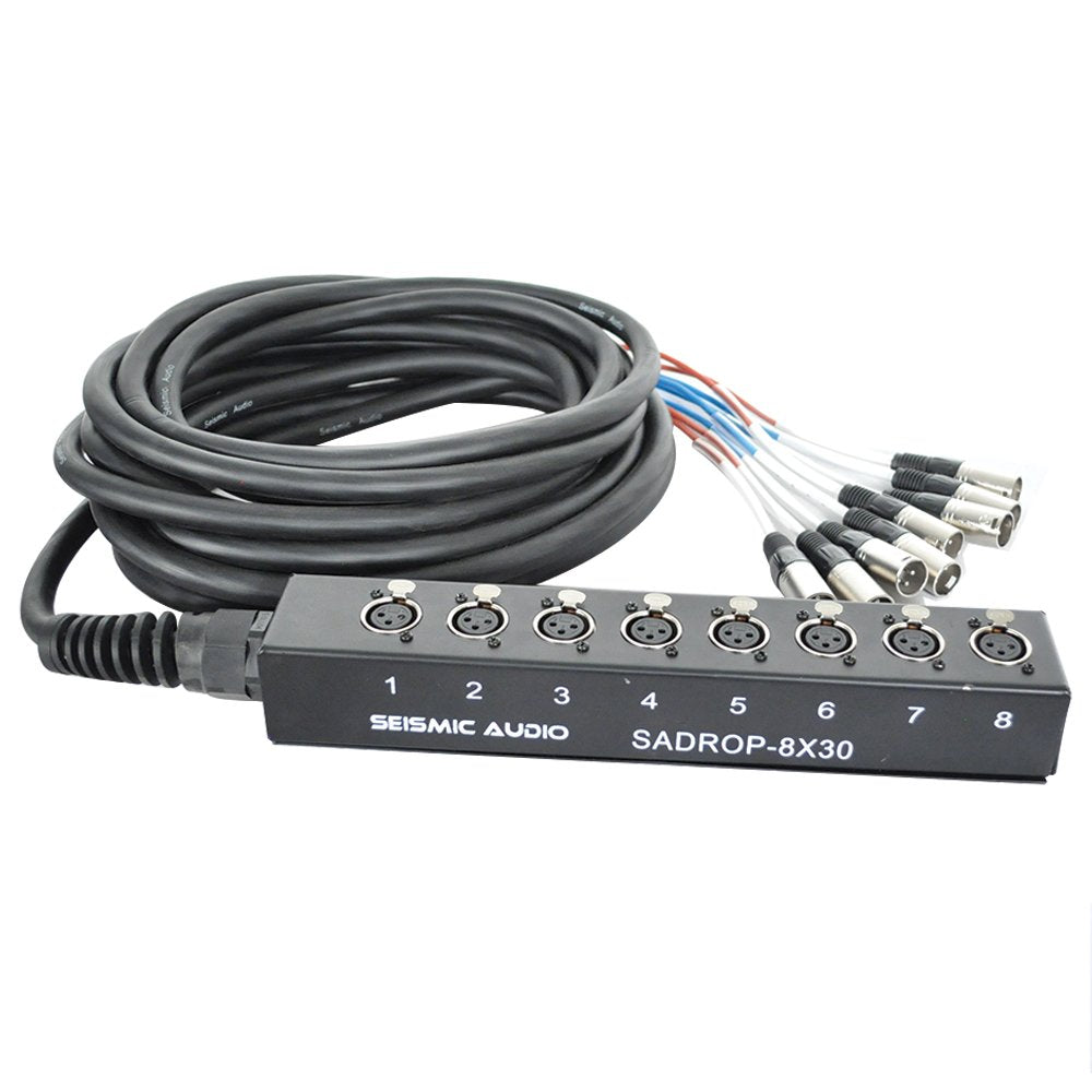 6 Channel 30-Feet Pro Audio Sub Snake Cable T603
