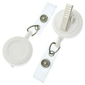 100 Pack Retractable Badge Reels with Swivel Clip Q12323
