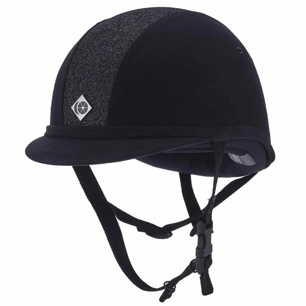 Navy Sparkly Riding Hat S891