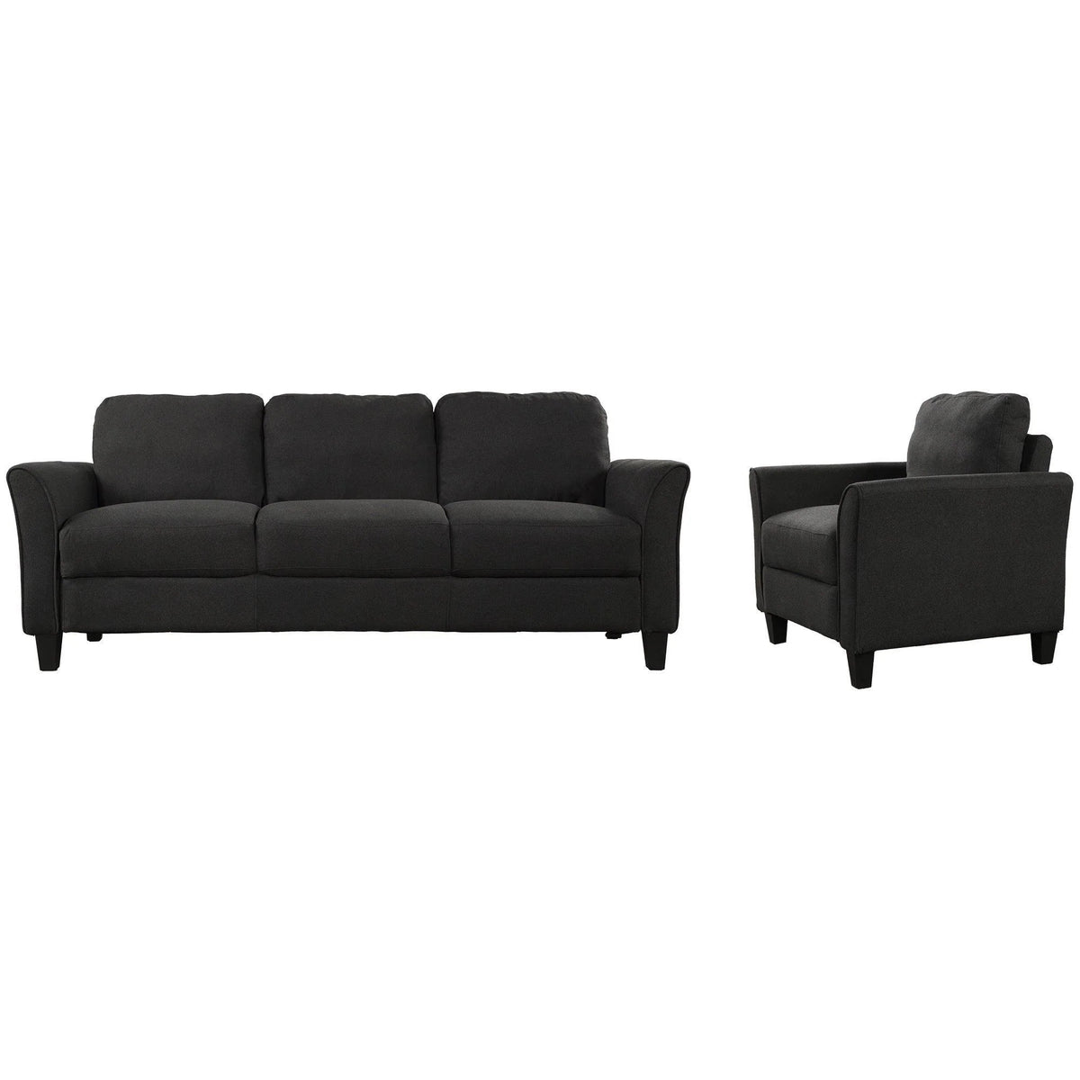 3 Pieces Polyester-blend Sofa Set T1432