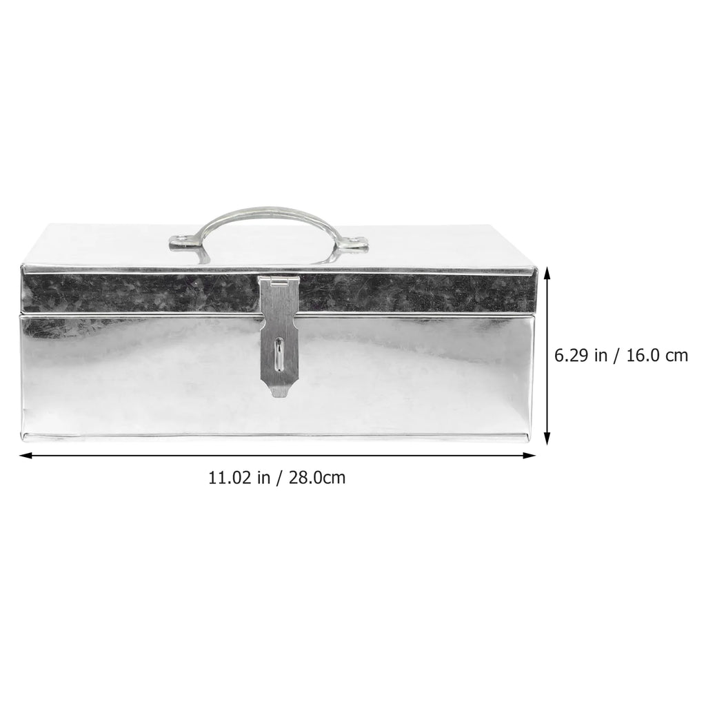 Aluminum Hard Case Storage Tin Box Y95834
