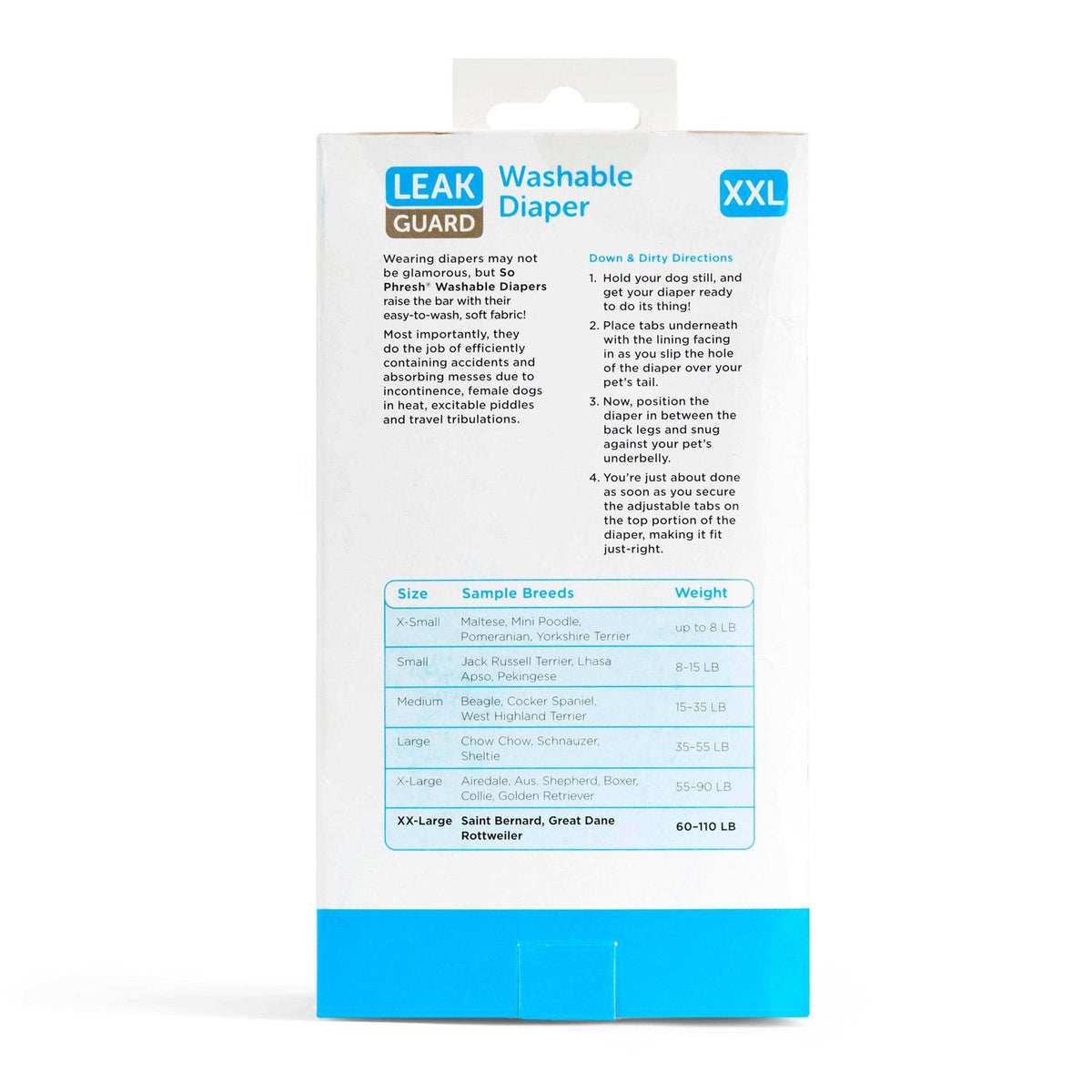 Washable Diaper for Dogs W632
