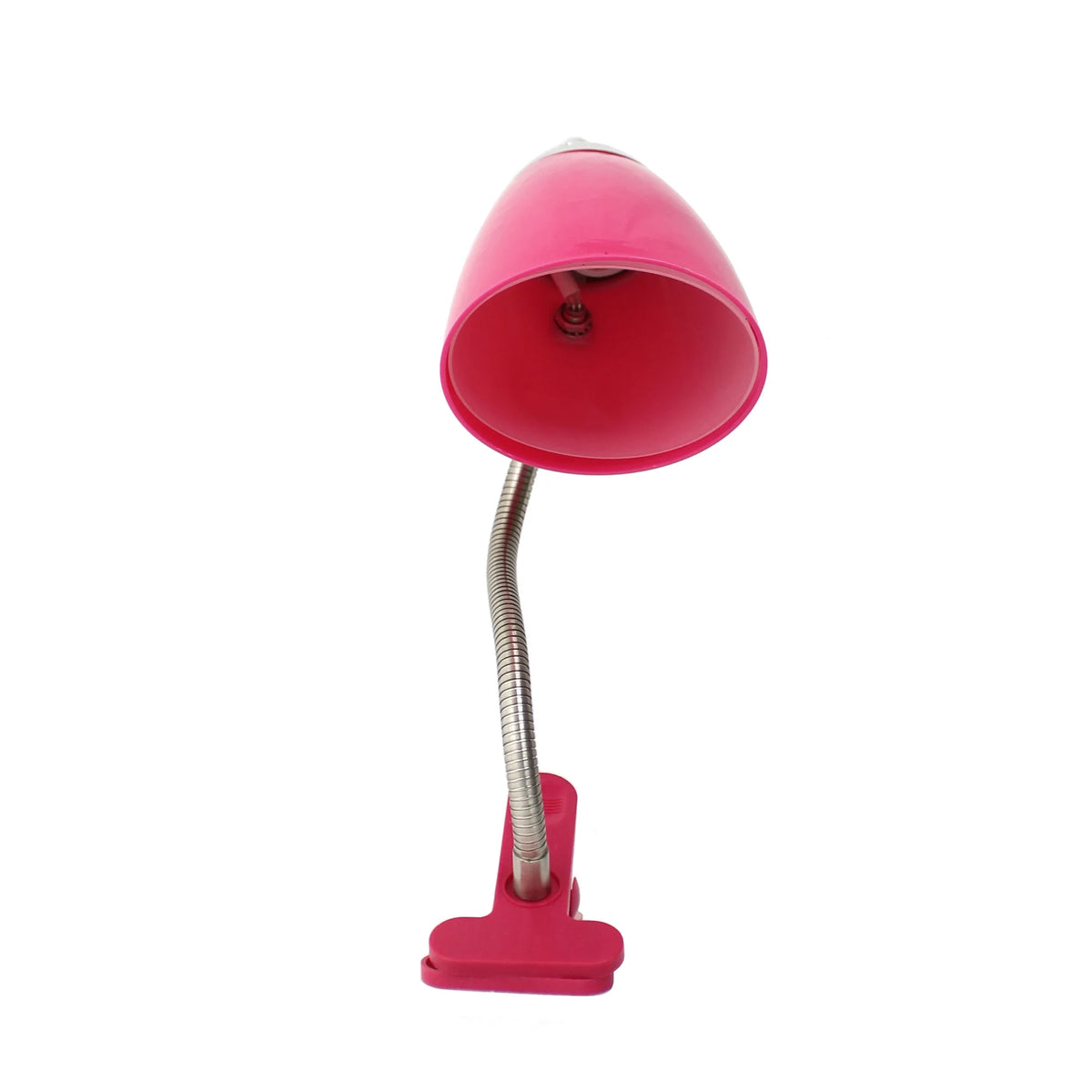 Pink Flexible Gooseneck Clip Desk Lamp K687
