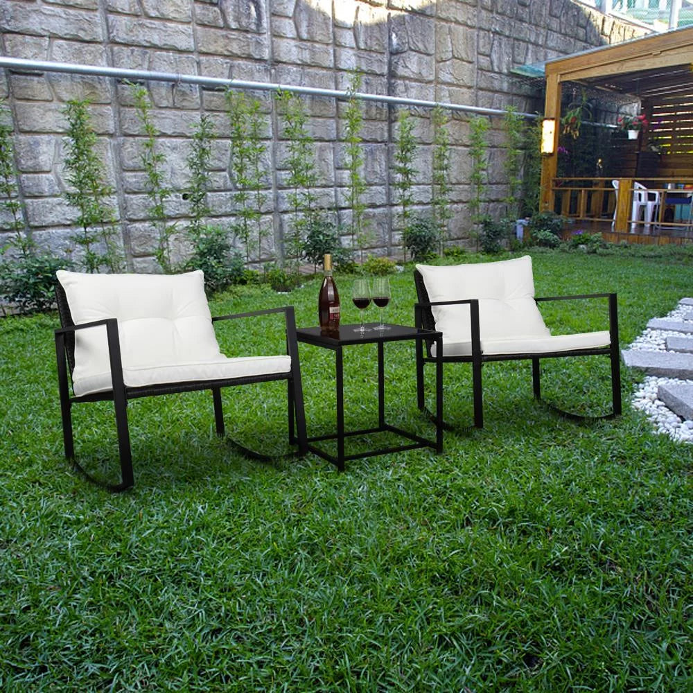 3 Piece Wicker Bistro Set H68776