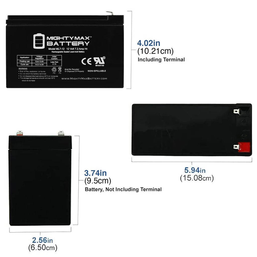 12V 7AH SLA Battery H588