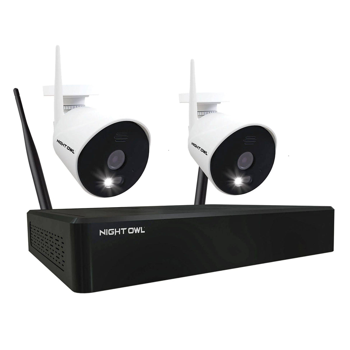 1080p Wi-Fi NVR with 1TB Hard Drive and 2 x 1080p Wi-Fi IP Spotlight Cameras with 2-Way Audio A302