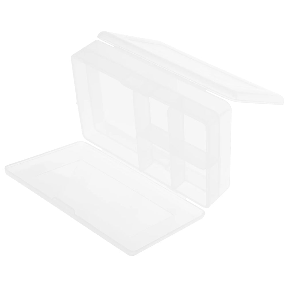 Clear White 4 Pcs Storage Basket with Lids L7541