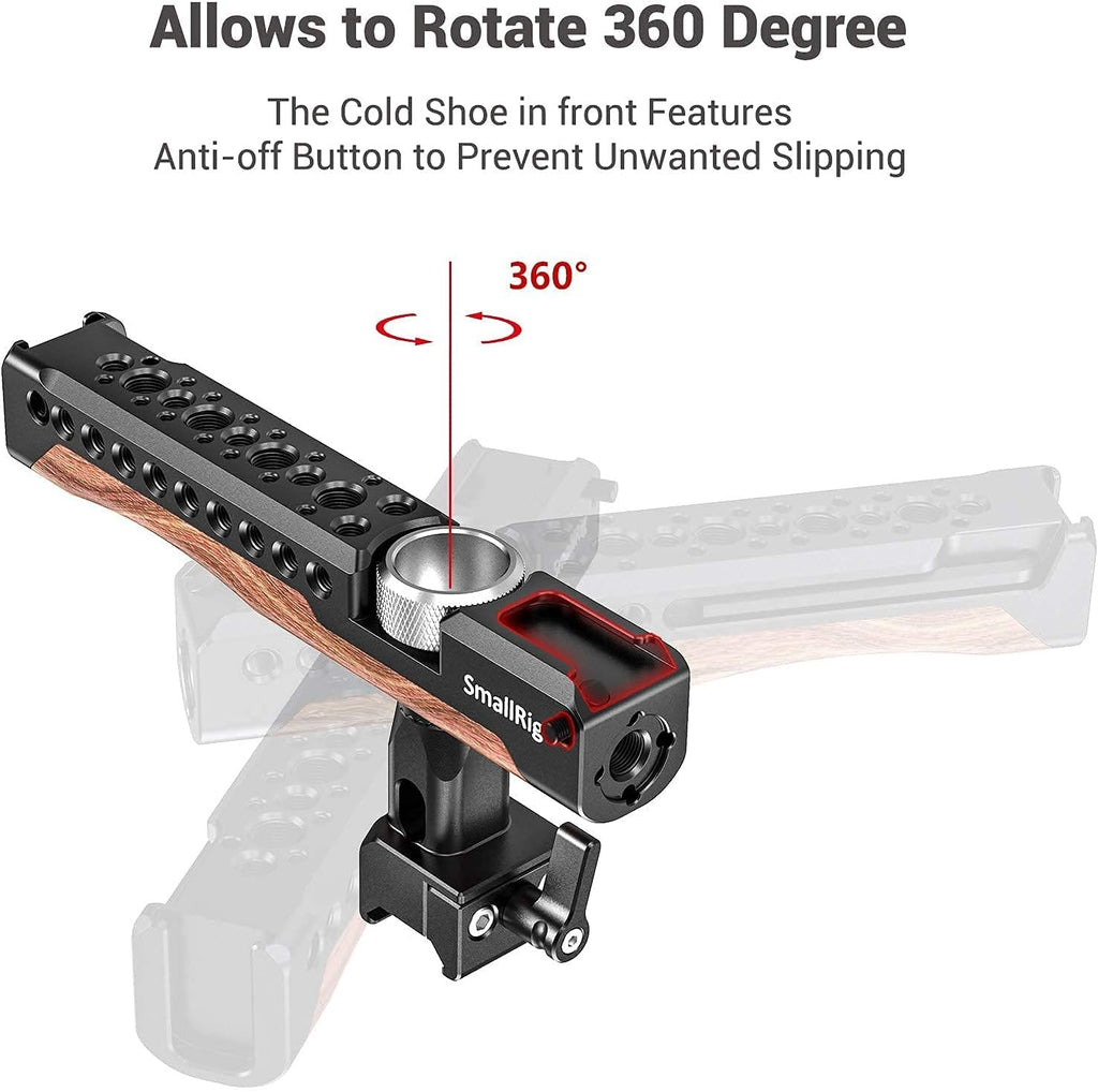Cage for BMPCC 6K Pro with Quick Release Safety Rail and NATO Top Handle S625