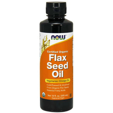 Organic Flax Seed Oil 12 oz T1754