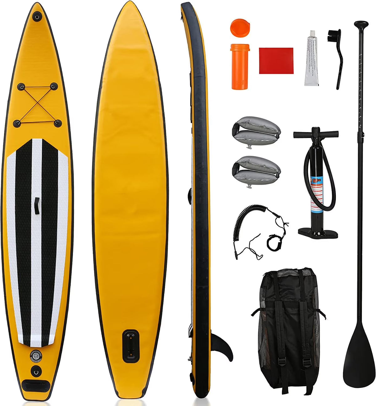 Inflatable Paddle Board with Carry Bag and Fin D746344