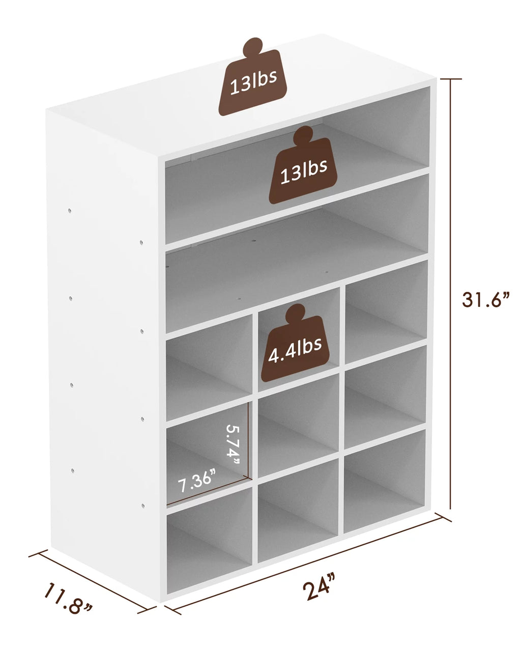 5 Tier Shoe Storage Cabinet K469