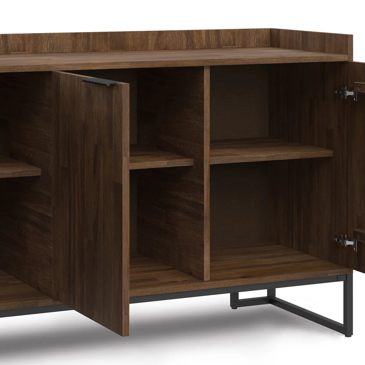 18" Sideboard Buffet in Rustic Natural Aged Brown V101475