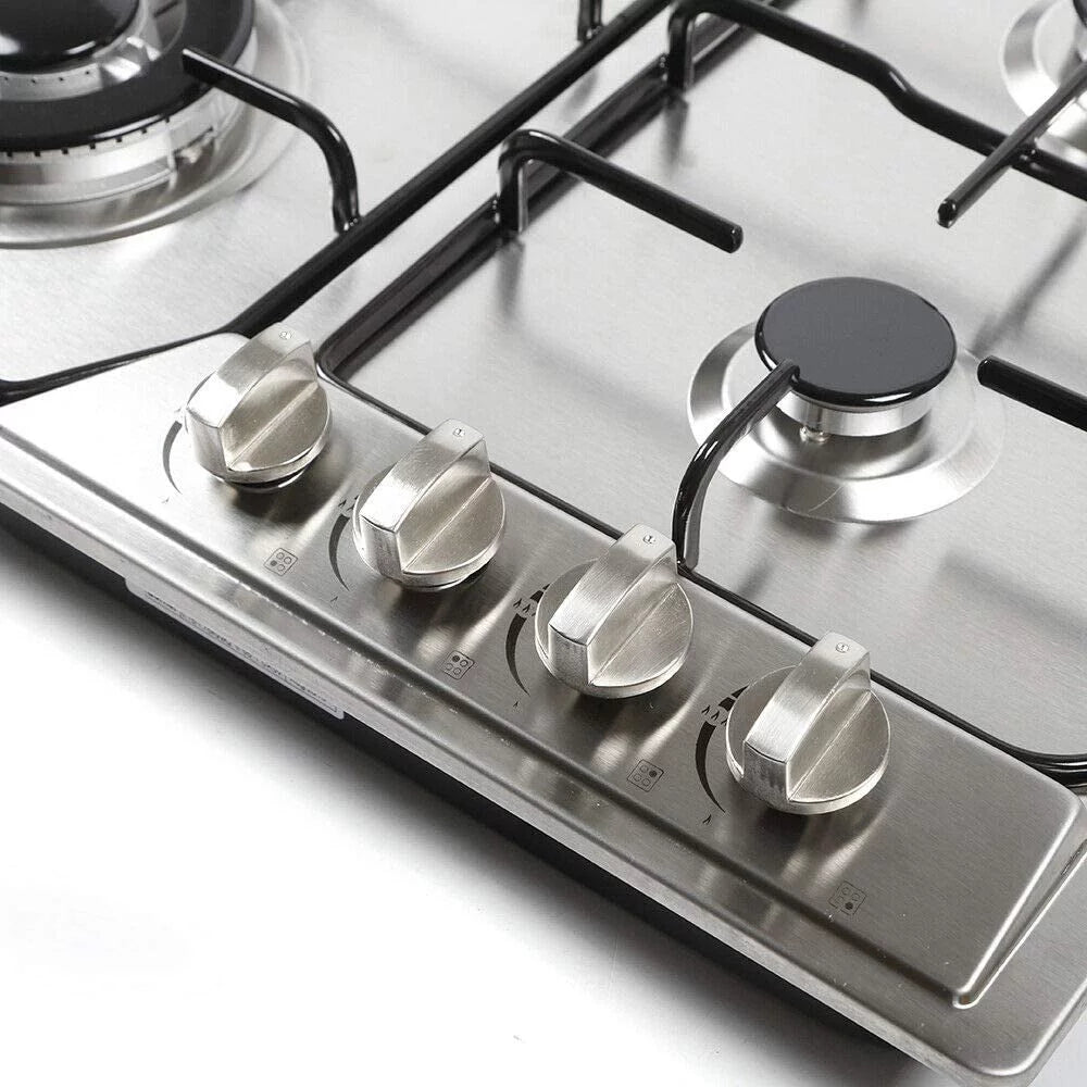 23" Stainless Steel 4 Burner Gas Cooktop S563