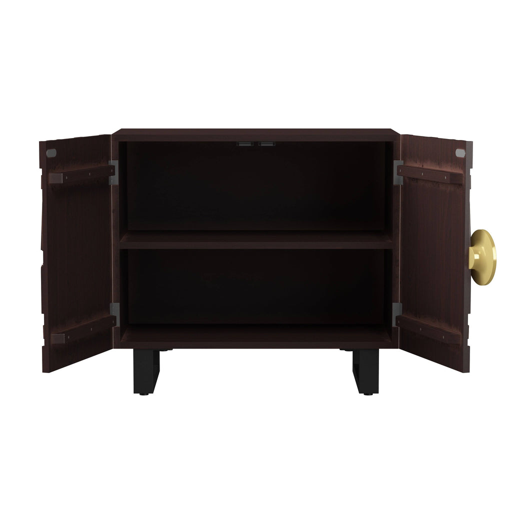 Dark Walnut Wood Sideboard H978242