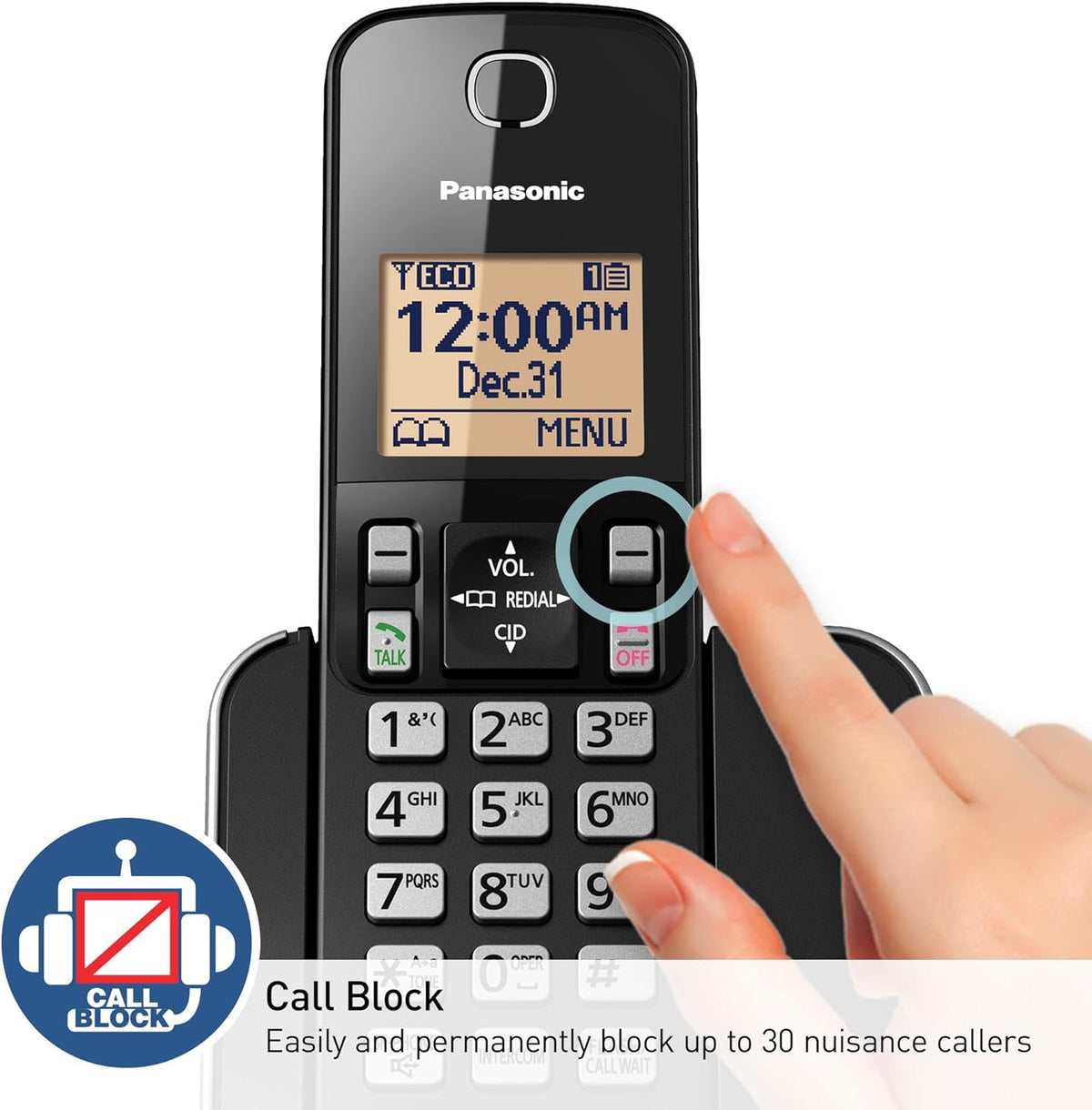 2-Handset Landline Telephone A873