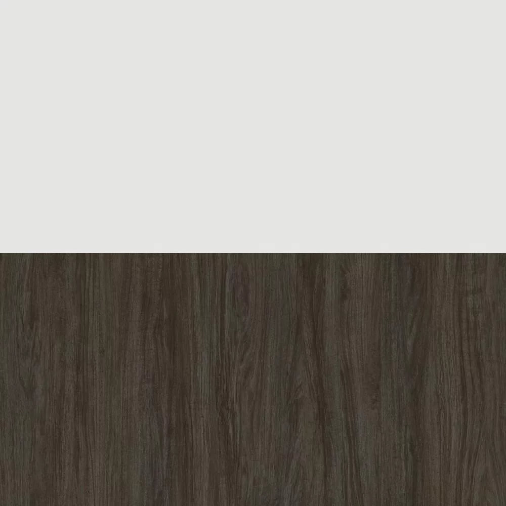 61" Full Murphy Bed in White and Walnut Gray Y547