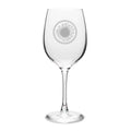 Deep Etched Classic Wine Glass C9403