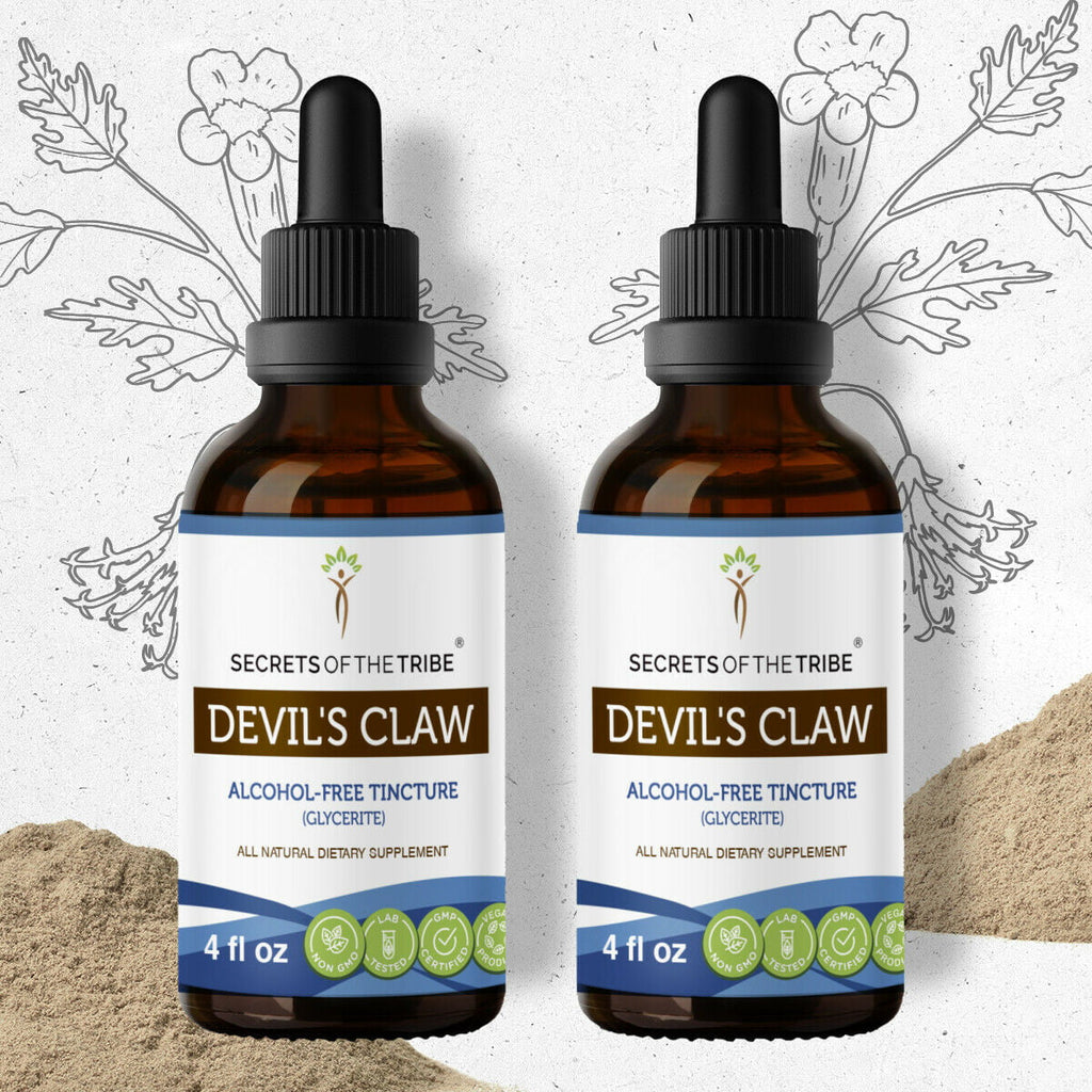 Organic Devil's Claw Tincture Alcohol-FREE Extract 2x4 oz G66683