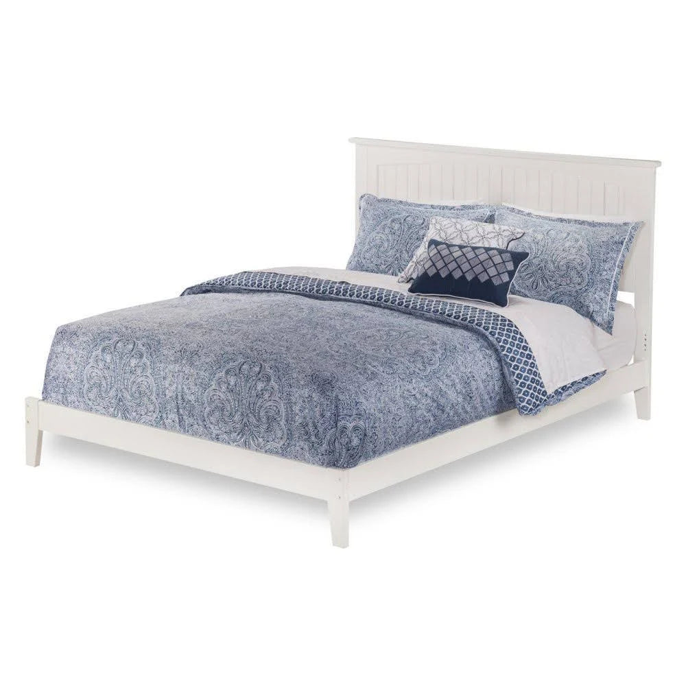 White Twin XL Traditional Bed J818