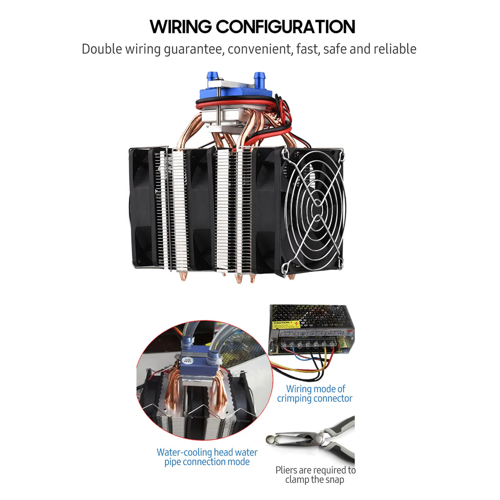 120W Semiconductor Refrigeration Aquarium Chiller for 30 Liters O831001