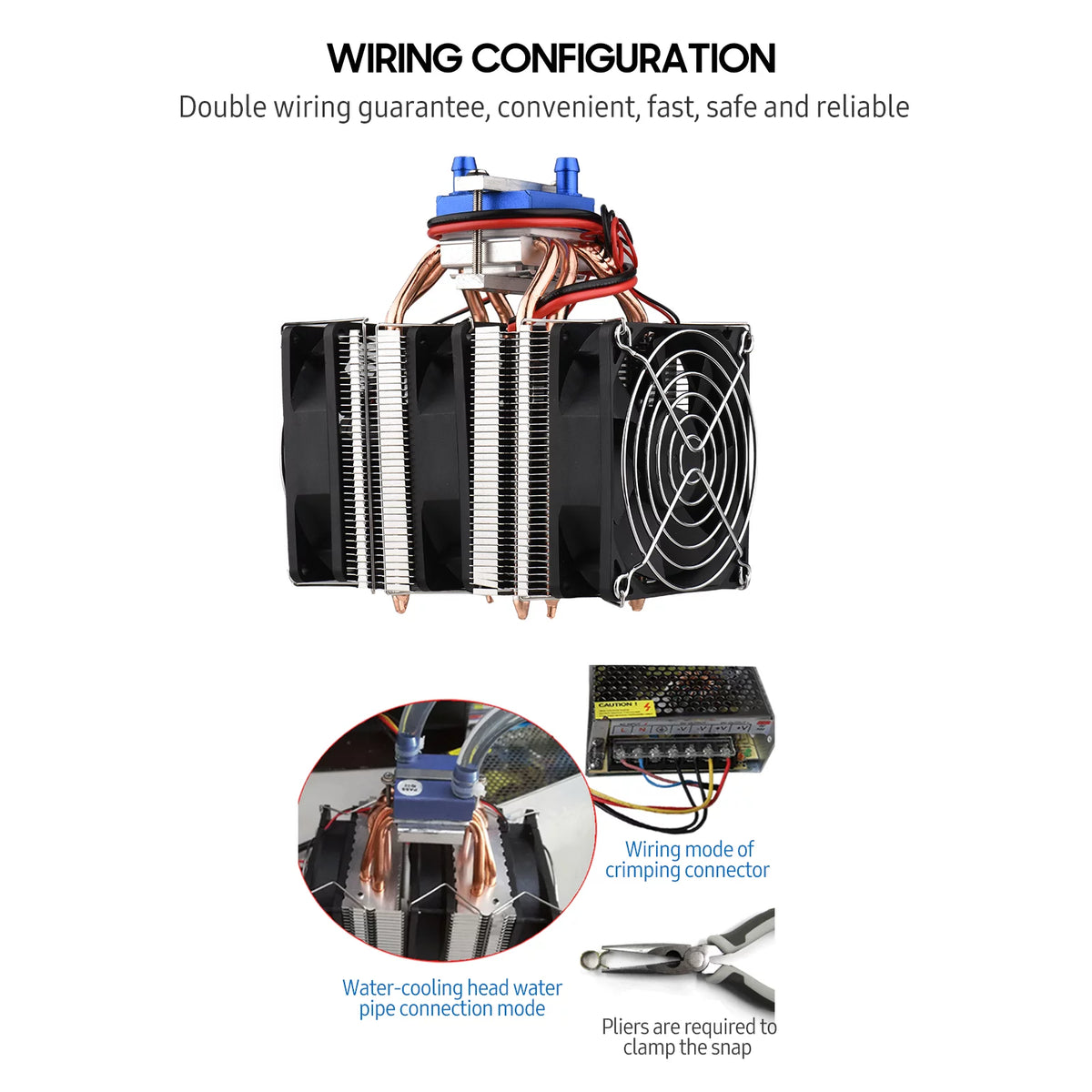120W Semiconductor Refrigeration Aquarium Chiller for 30 Liters O831001