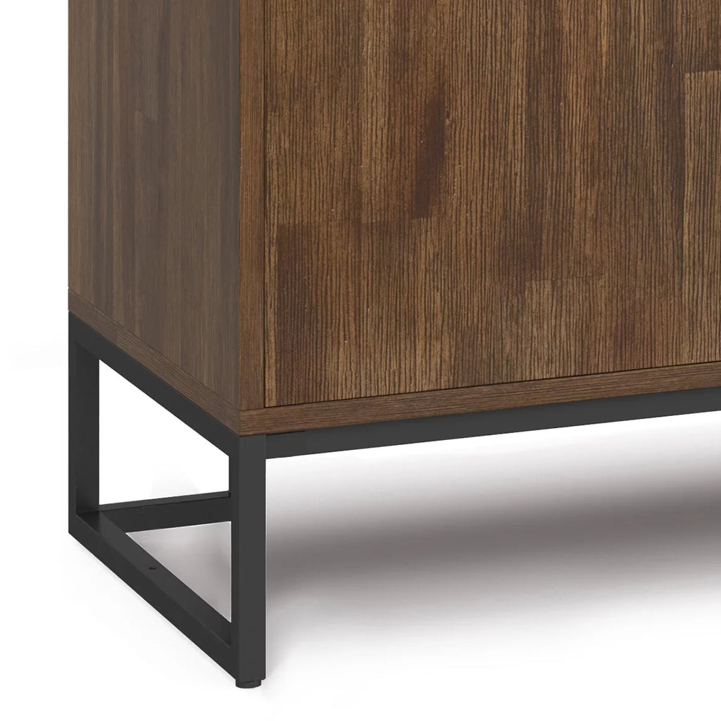 18" Sideboard Buffet in Rustic Natural Aged Brown V101475