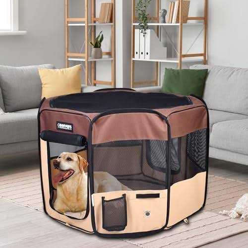 Portable Dog Exercise Pet Soft-Side Playpen U69503