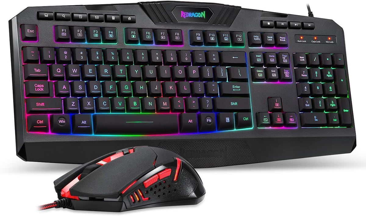 RGB Backlit Gaming Keyboard and Mouse Combo Set C461