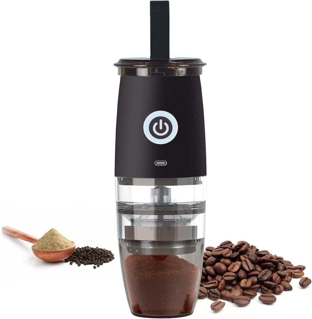 White Electric/Manual 2-in-1 Burr Coffee Grinder, Pack of 2 K6898