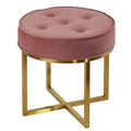 Pink Round Ottoman I669418