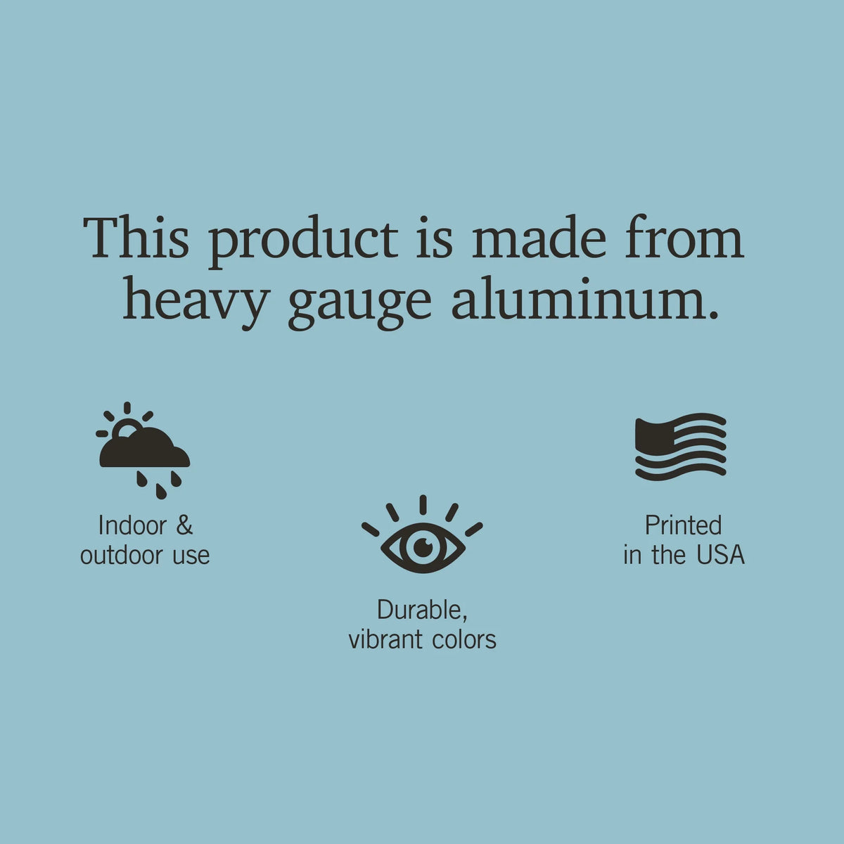 12x18 Aluminum Metal Sign Decor E4009